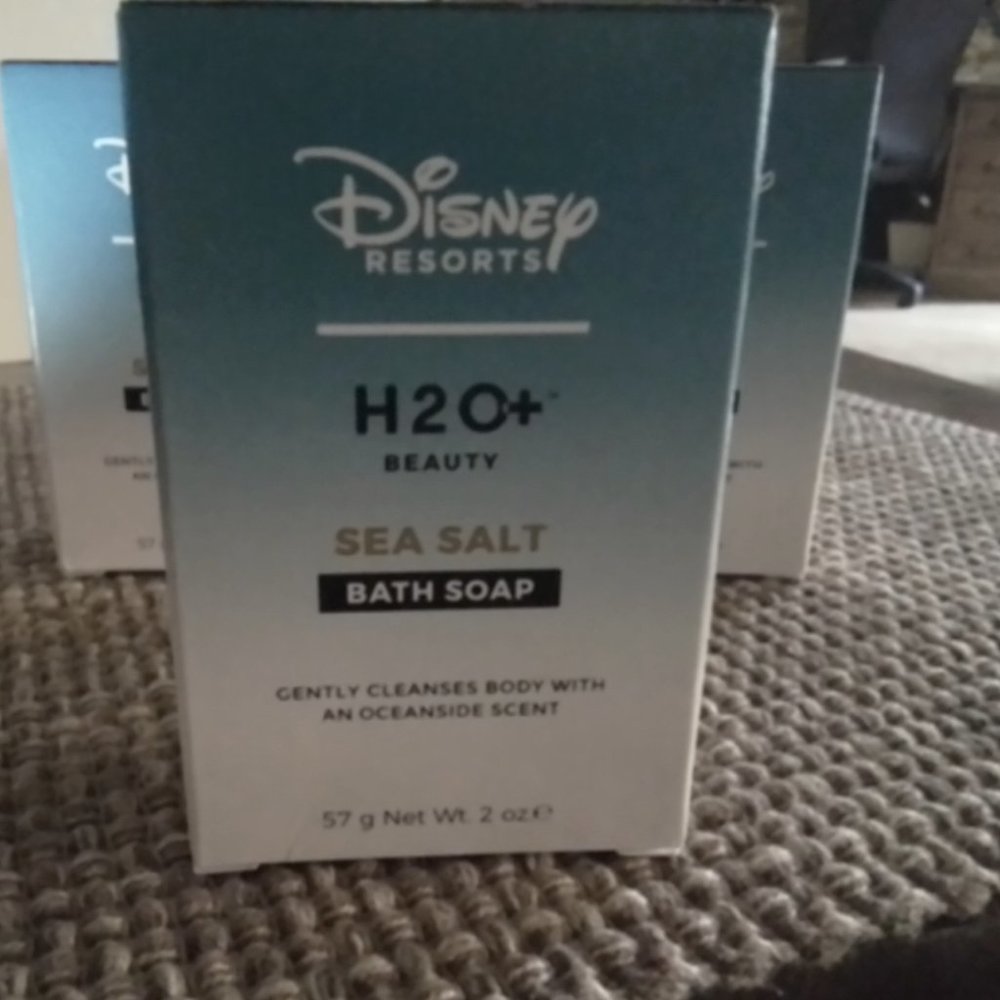 5 DISNEY RESORTS H20 Sea Salt Oceanside Scent Bath Soap 2 oz Each NEW!